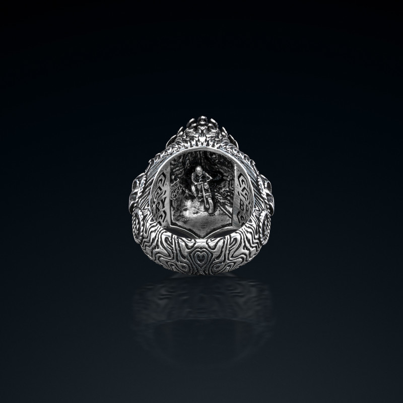 Sygnet męski BREAKBOYZ Monster series Ironflight srebro 925