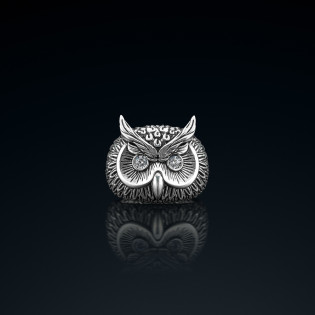 Sygnet męski BREAKBOYZ Monster series Howl srebro 925