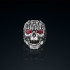 Sygnet męski BREAKBOYZ Skull Hellrider ze srebra 925