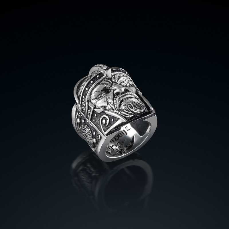 Sygnet męski BREAKBOYZ Titan series Leonidas srebro próby 925