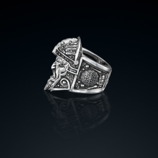 Sygnet męski BREAKBOYZ Titan series Leonidas srebro próby 925