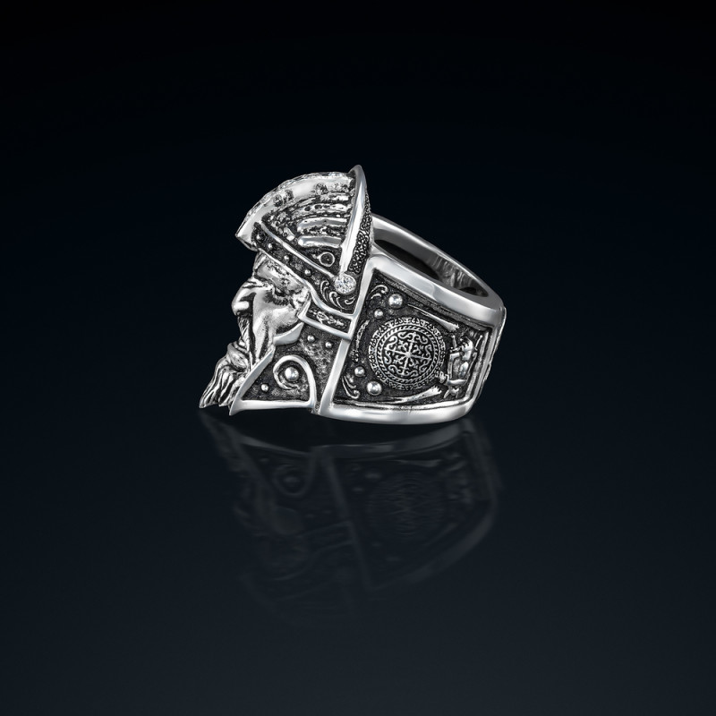 Sygnet męski BREAKBOYZ Titan series Leonidas srebro próby 925