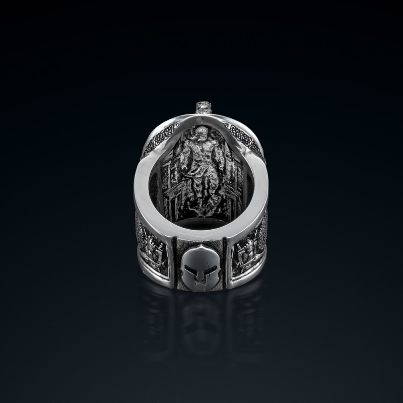 Sygnet męski BREAKBOYZ Titan series Leonidas srebro próby 925