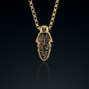 Wisior BREAKBOYZ Skull Angel of death ze złota 14 karat