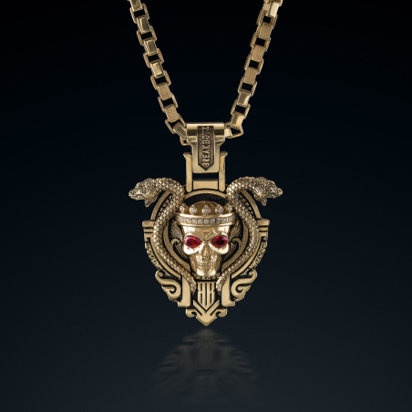 Wisior BREAKBOYZ Skull Eight Soul first ze złota 585