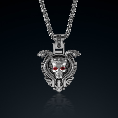 Wisior BREAKBOYZ Skull Eight soul first ze srebra 925