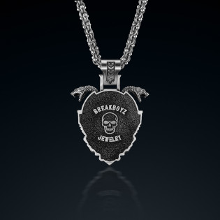 Wisior BREAKBOYZ Skull Eight soul first ze srebra 925