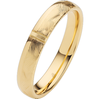 Obrączka ślubna złoto próba 585, 10-04982