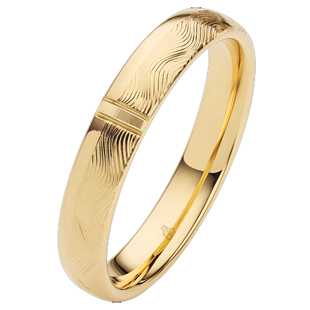 Obrączka ślubna złoto próba 585, 10-04982