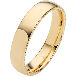 Obrączka ślubna złoto próba 585, 10-05725