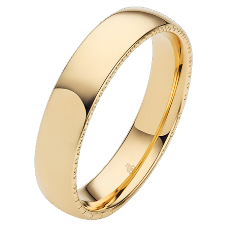 Obrączka ślubna złoto próba 585, 10-05725