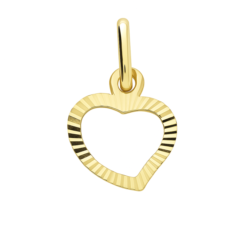 Serduszko wisiorek ramka z grawerem złoto 585