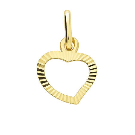 Serduszko wisiorek ramka z grawerem złoto 585