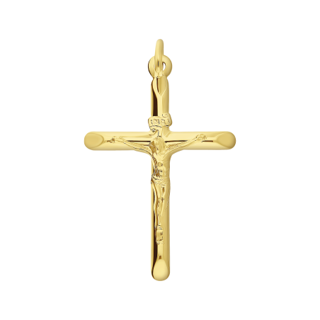 Krzyżyk złoty 585 z wizerunkiem Chrystusa