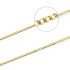 Łańcuszek pancerka 3 mm ze złota 585