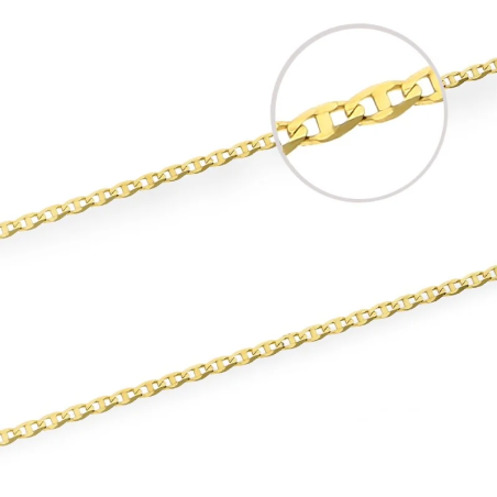 Łańcuszek złoty splot gucci 1,5 mm złoto 375