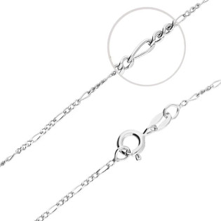 Łańcuszek srebrny figaro 1,5 mm próba 925