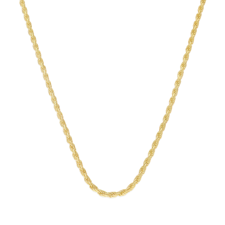 Łańcuszek splot korda 2 mm srebro 925 koloru złotego