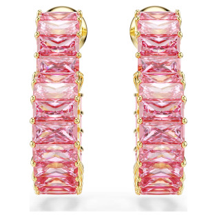 Kolczyki Swarovski kreole Matrix ze stali