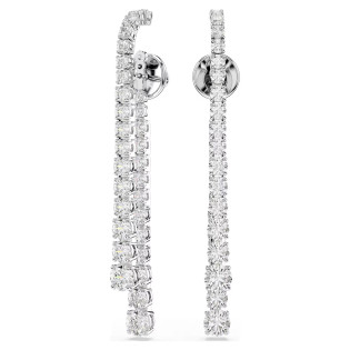 Długie wiszące kolczyki Swarovski Matrix ze stali