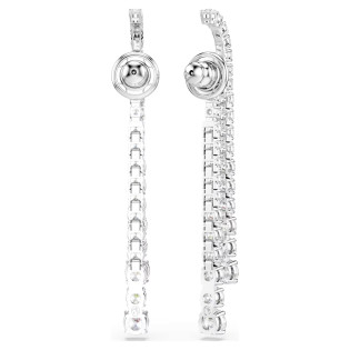 Długie wiszące kolczyki Swarovski Matrix ze stali
