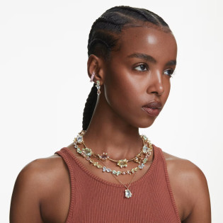 Długie kolczyki Swarovski Gema ze stali