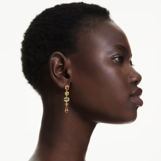 Długie kolczyki Swarovski Gema ze stali