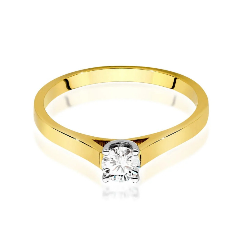 Pierścionek z motywem Victorii metaloplastyka z cyrkonią