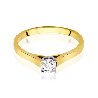 Pierścionek z motywem Victorii metaloplastyka z cyrkonią