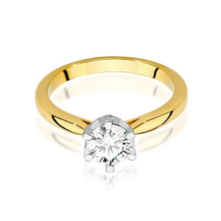 Pierścionek z motywem Royal metaloplastyka z cyrkoniami