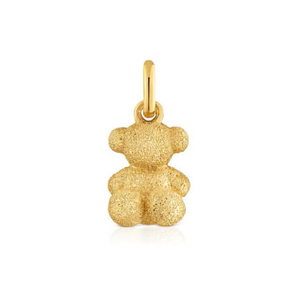 Wisiorek Tous Bold Bear miś z diamentowanego srebra 925 powlekanego 18-karatowym złotem