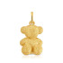 Średni wisiorek TOUS Bold Bear miś z diamentowanego srebra powlekanego 18-karatowym złotem