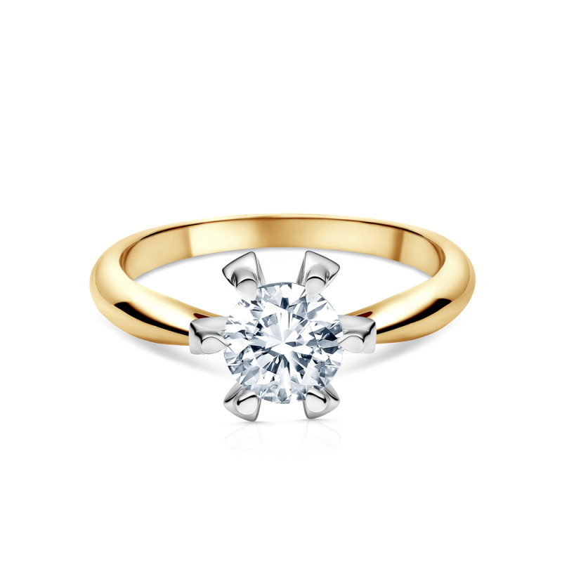 Pierścionek ze złota 585 z diamentem Electa 0,25 ct