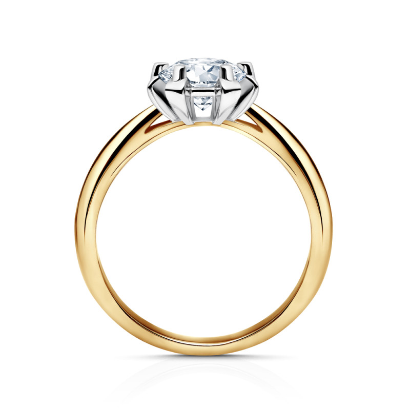 Pierścionek ze złota 585 z diamentem Electa 0,25 ct