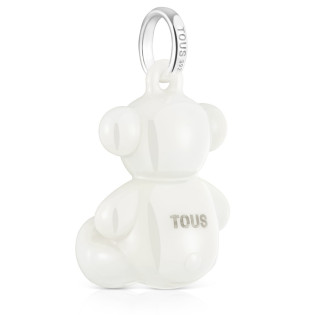 Wisiorek TOUS Bold Bear miś ze srebra 925 i białej ceramiki