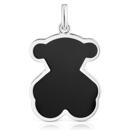 Wisiorek TOUS ze srebra i czarnego szkła akrylowego Galaxy