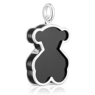 Wisiorek TOUS ze srebra i czarnego szkła akrylowego Galaxy