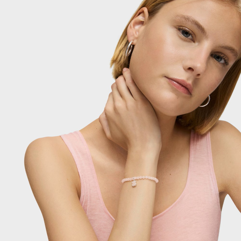 Bransoletka wykonana ze srebra i kwarcu TOUS Icon Color