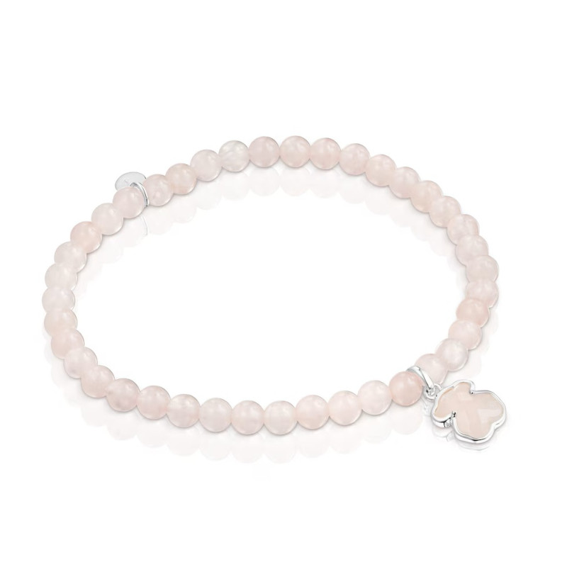 Bransoletka wykonana ze srebra i kwarcu TOUS Icon Color