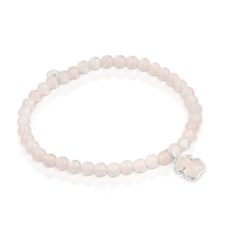 Bransoletka wykonana ze srebra i kwarcu TOUS Icon Color