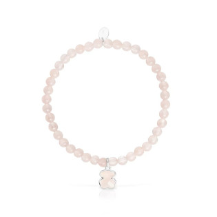 Bransoletka wykonana ze srebra i kwarcu TOUS Icon Color