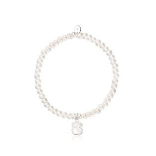 Bransoletka wykonana ze srebra TOUS Icon Color z perłami