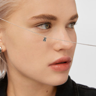 Tous Moti - Naszyjnik ze srebra ze spinelami