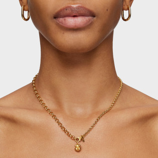 Mały wisiorek TOUS Bold Bear ze srebra vermeil, z motywem misia