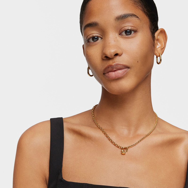 Mały wisiorek TOUS Bold Bear ze srebra vermeil, z motywem misia