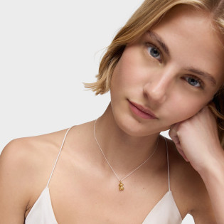 Dwukolorowy Naszyjnik TOUS Bold Bear z dwoma misiami