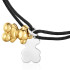 Dwukolorowa nylonowa Bransoletka TOUS Bold Bear z dwoma misiami