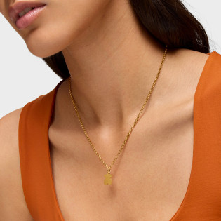 Mały wisiorek TOUS 12 mm ze srebra pokrytego 18-karatowym złotem, z motywem misia Sweet Dolls