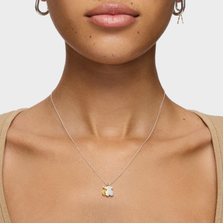 Krótki dwukolorowy naszyjnik TOUS z motywami Sweet Dolls