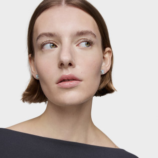 Kolczyki z misiem ze srebra i masy perłowej 10 mm TOUS Icon Color